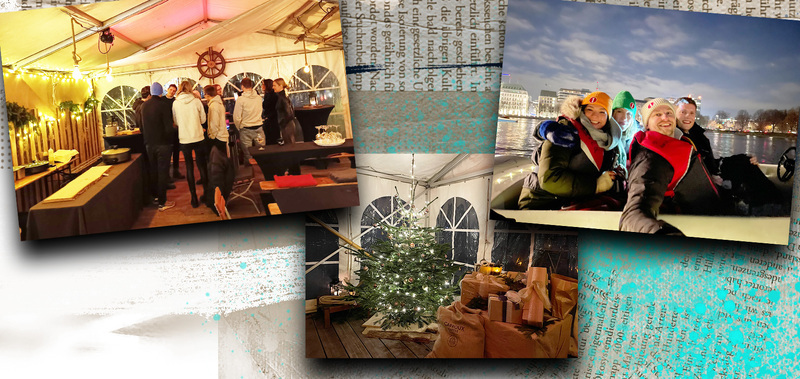 Weihnachtsfeier an + auf der Alster 2022